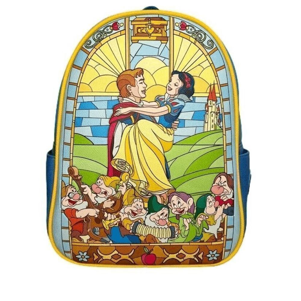 Loungefly Disney Snow White Stained Glass Mini Backpack